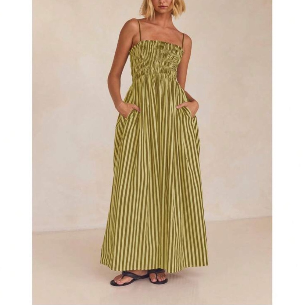 Summer Slip Dress with Pockets